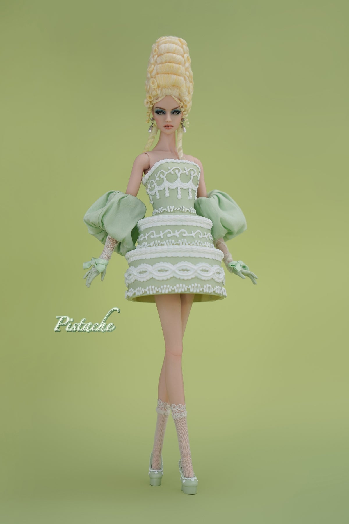 Versailles II "Let Them Eat Cake" Cake Dress Pistache