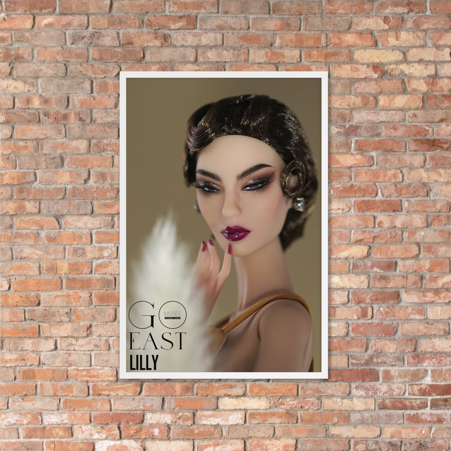 JAMIEshow Lilly Framed photo paper poster