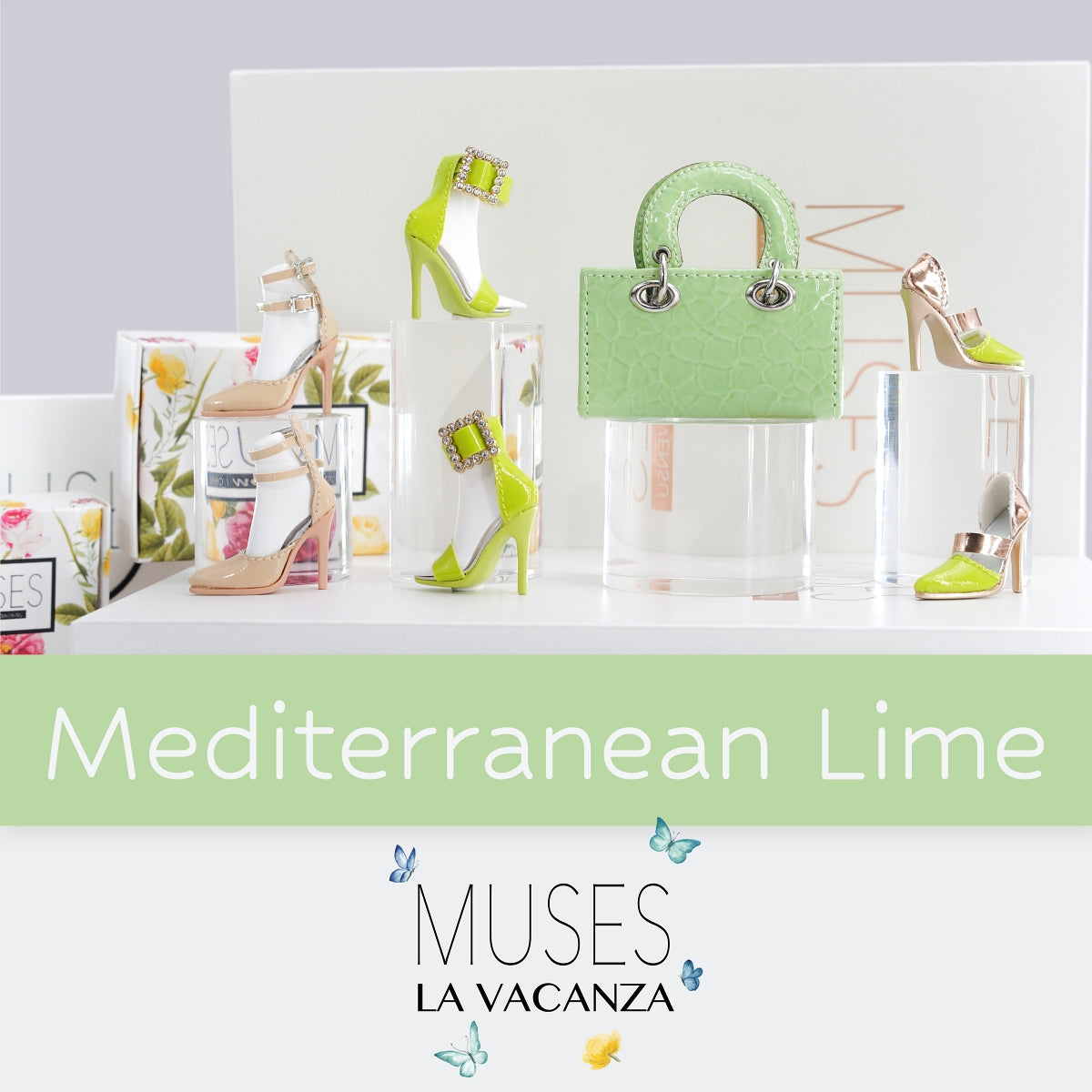 Muses La Vacanza Le Mediterranean Lime , Acc. Set., Pre-Oder for Winter 2023 Delivery.