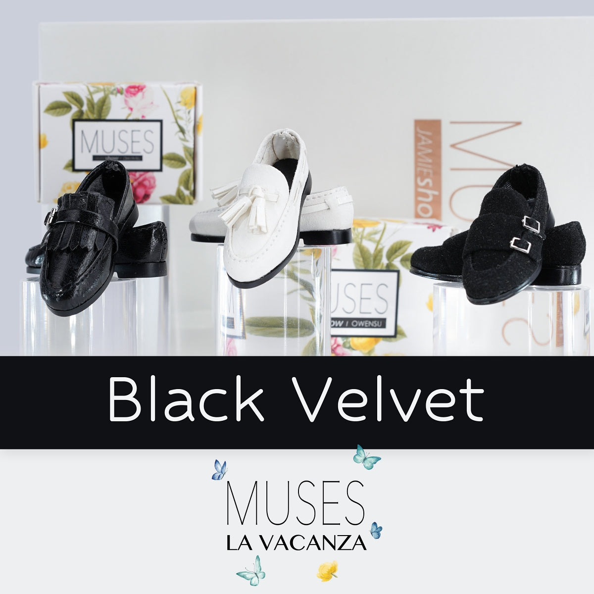 Muses La Vacanza Black Velvet , Acc. Set., Pre-Oder for Winter 2023 Delivery.