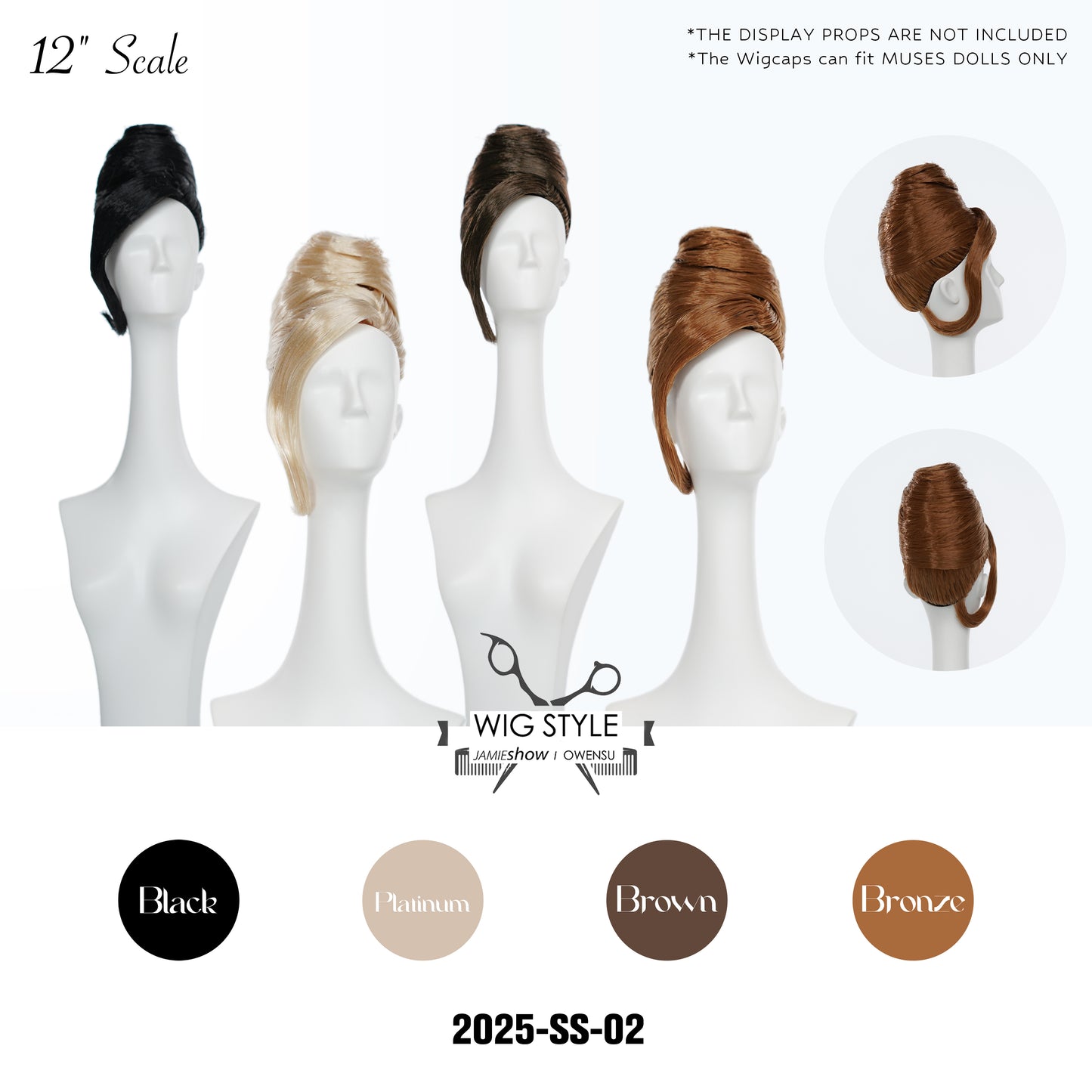 Muses Masterpiece WIG CAP STYLE 02 PRE-ORDER WINTER 2025 DELIVERY