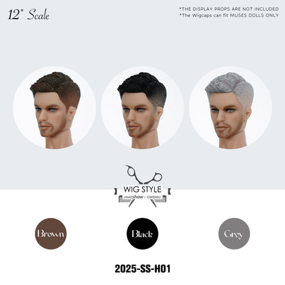 Muses Masterpiece HOMME WIG CAP STYLE 1  PRE-ORDER WINTER 2025 DELIVERY