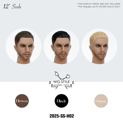 Muses Masterpiece HOMME WIG CAP STYLE 2  PRE-ORDER WINTER 2025 DELIVERY