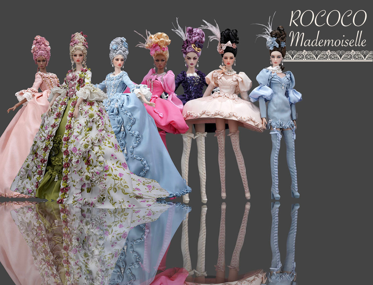 Load video: JAMIEshow Dolls Rococo Mademoiselle Collection