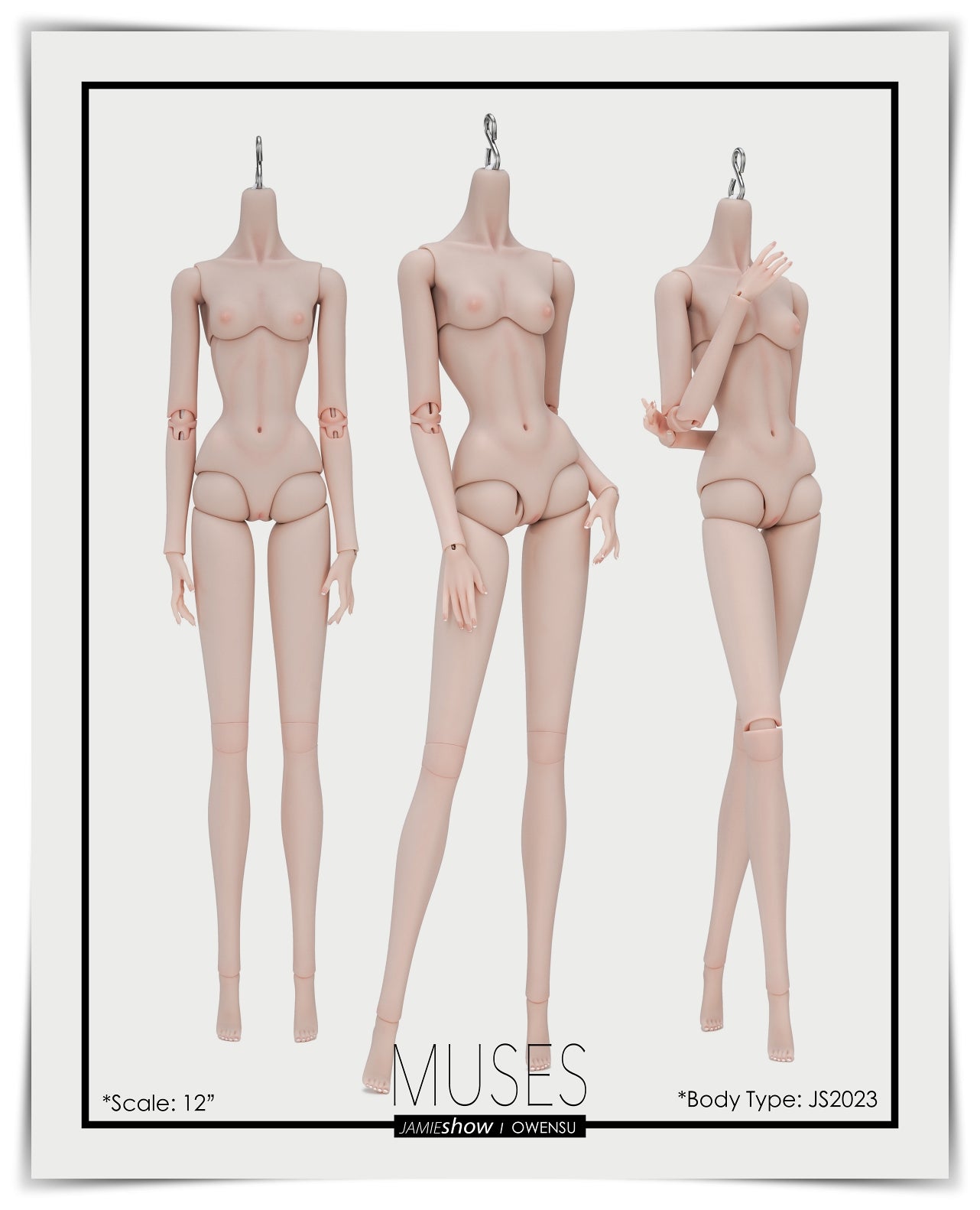 JAMIEshow Muse 12" Resin BJD Replacement Body