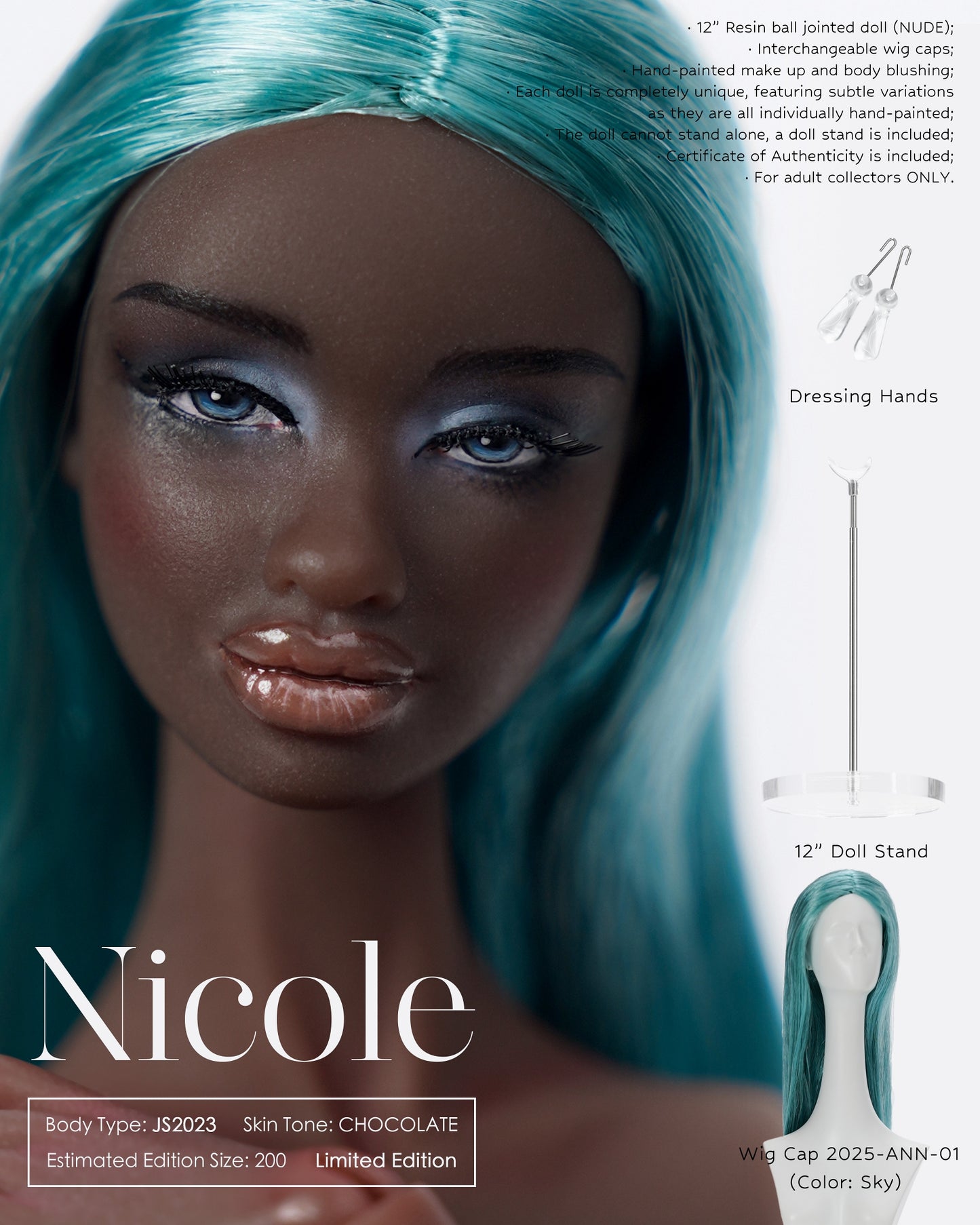 5th Anniversary Muses NICOLE BASIC DOLL, Pre-Order Jun/Jul