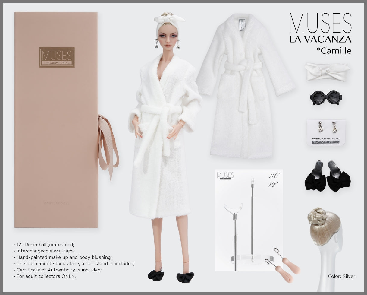 Muses La Vacanza Astrid Dressed Doll, Pre-Oder for Winter 2023 Delivery.