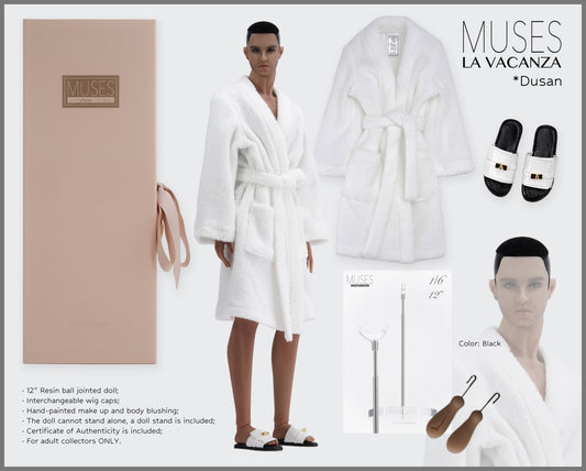 Muses La Vacanza Dusan Dressed Doll, Pre-Oder for Winter 2023 Delivery.