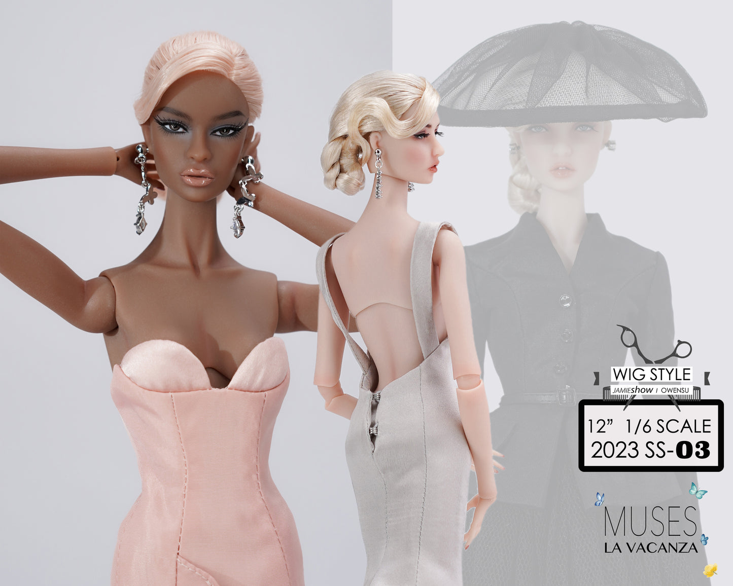 Muses La Vacanza Wig Style 3, Pre-Oder for Winter 2023 Delivery.
