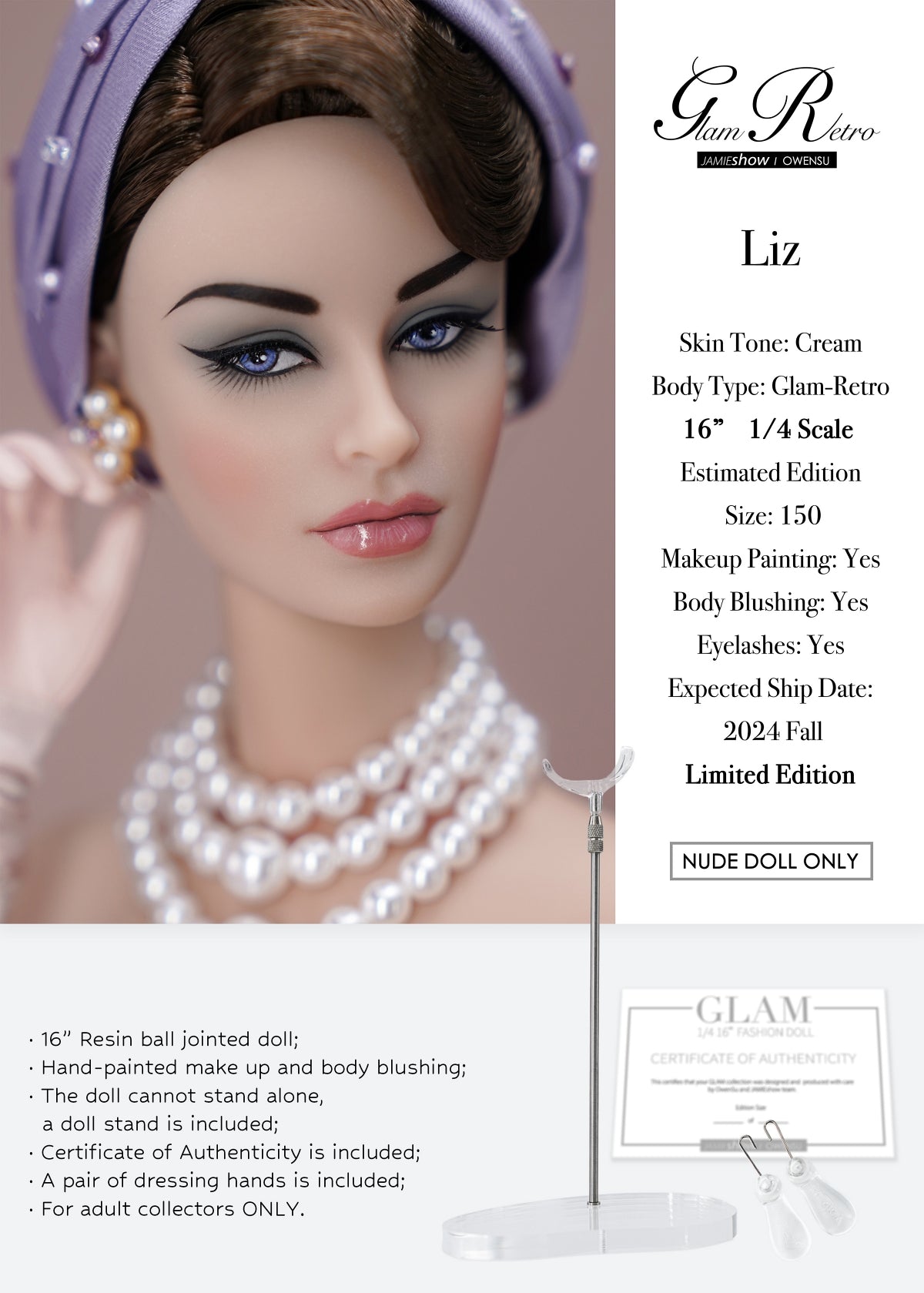 Retro-Glam "La Vie est Belle Liz Basic Doll