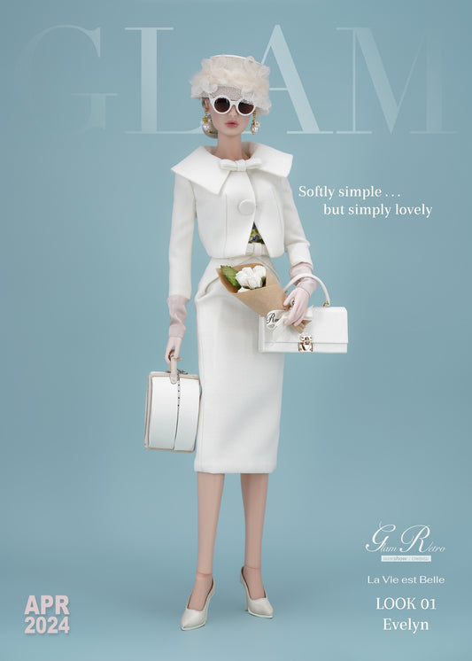Retro-Glam "La Vie est Belle" Fashion Look #1 (Pr-Order Fall 2024)