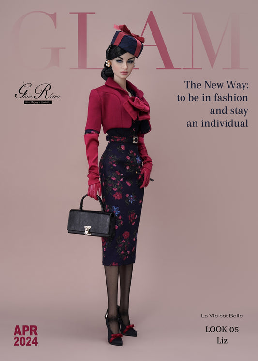 Retro-Glam "La Vie est Belle" Fashion Look #5 (Pr-Order Fall 2024)