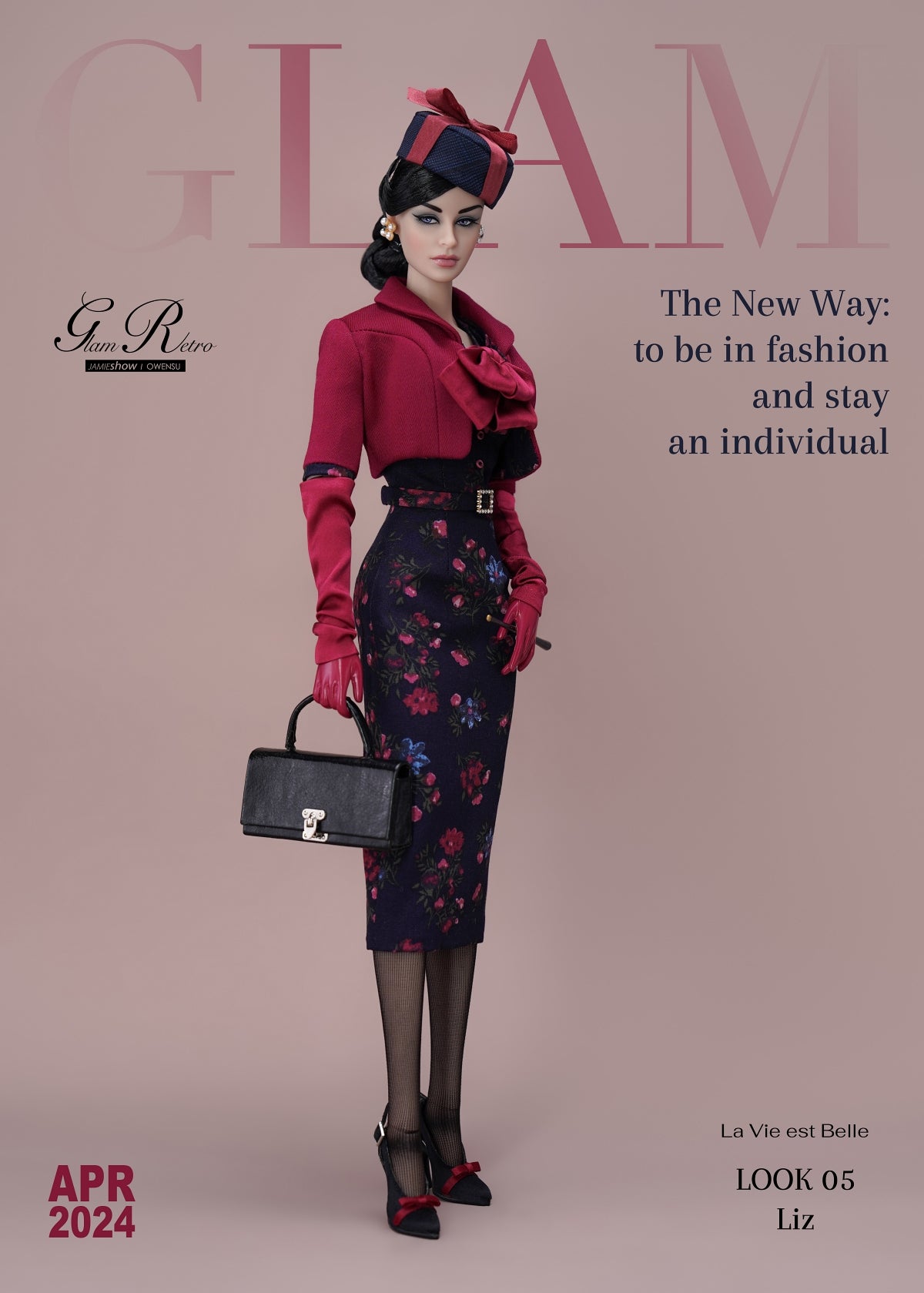 Retro-Glam "La Vie est Belle" Fashion Look #5