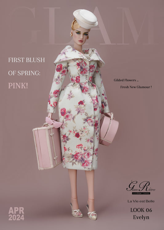 Retro-Glam "La Vie est Belle" Fashion Look #6 (Pr-Order Fall 2024)