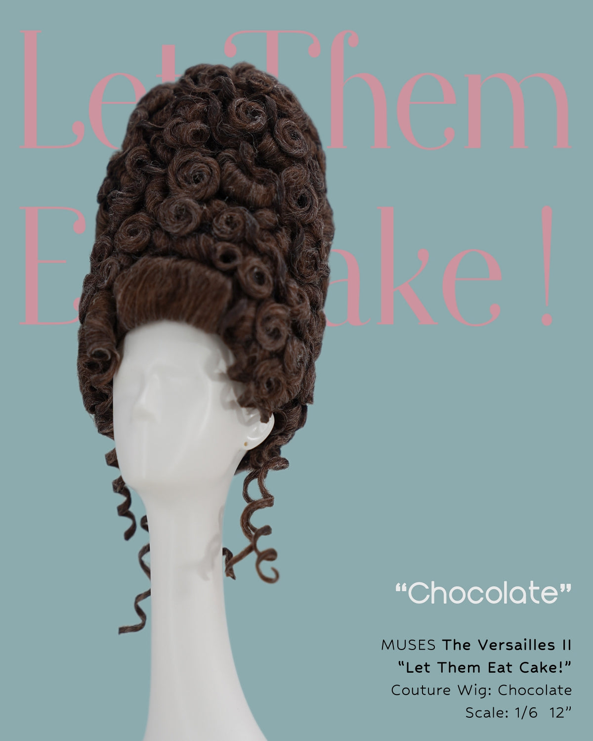 Versailles II "Let Them Eat Cake" Couture Wig Chocolate