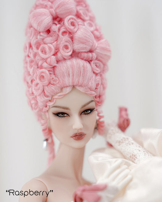 Versailles II "Let Them Eat Cake" Couture Wig Rasberry