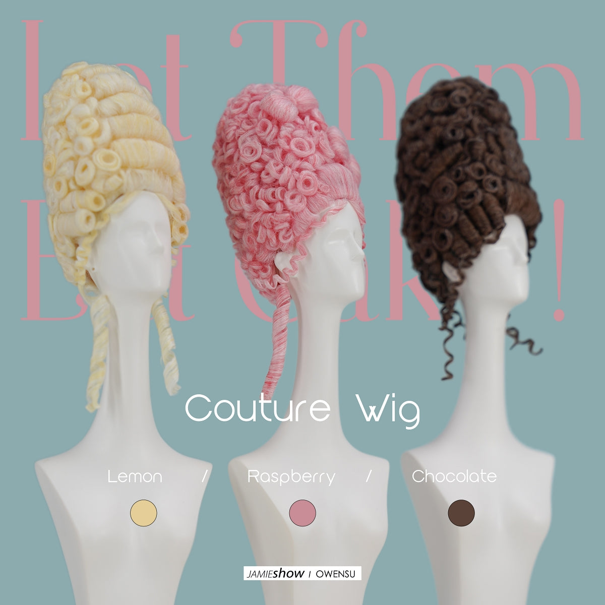 Versailles II "Let Them Eat Cake" Couture Wig Chocolate
