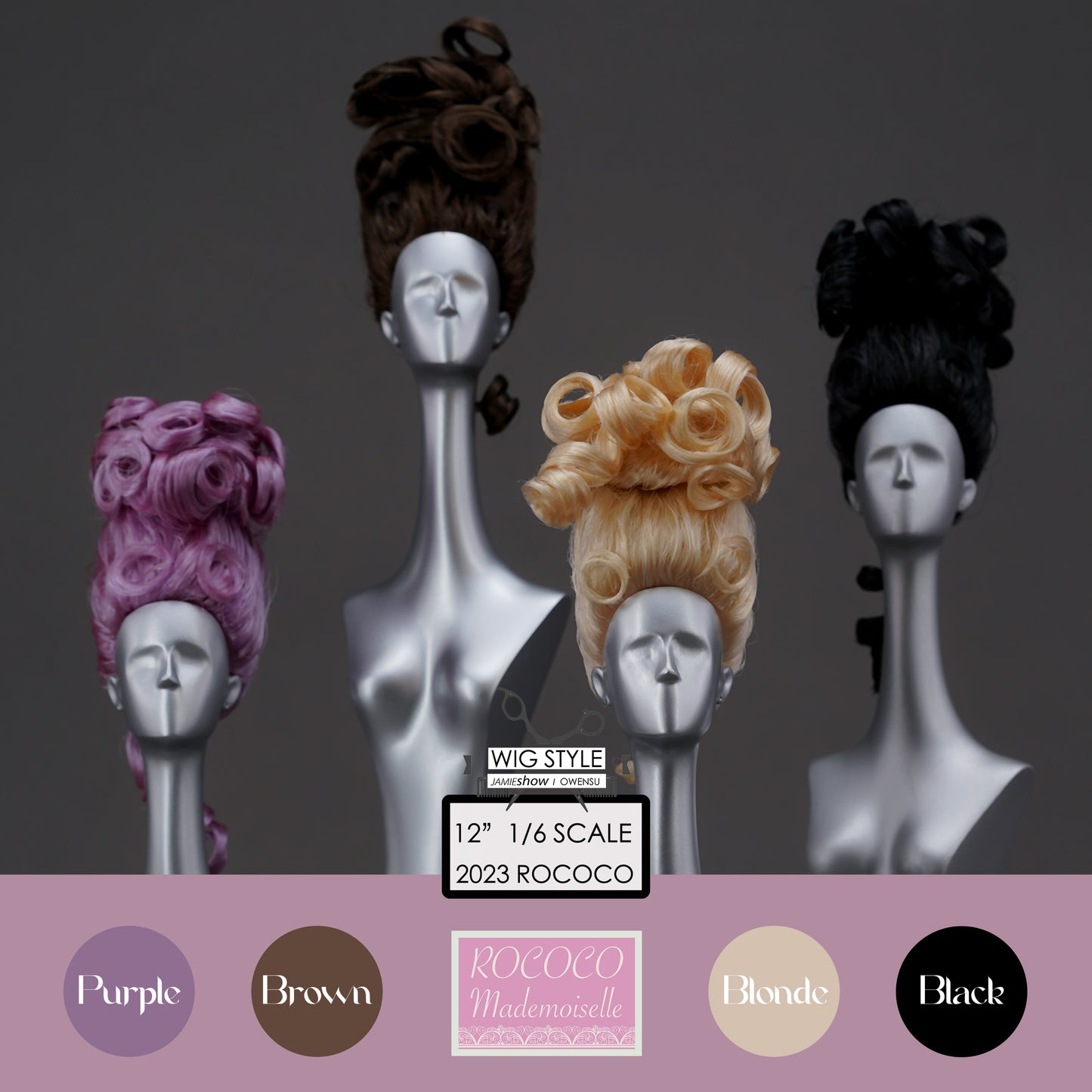 JAMIEshow Muses Rococo Mademoiselle Rooted Wigcap #1