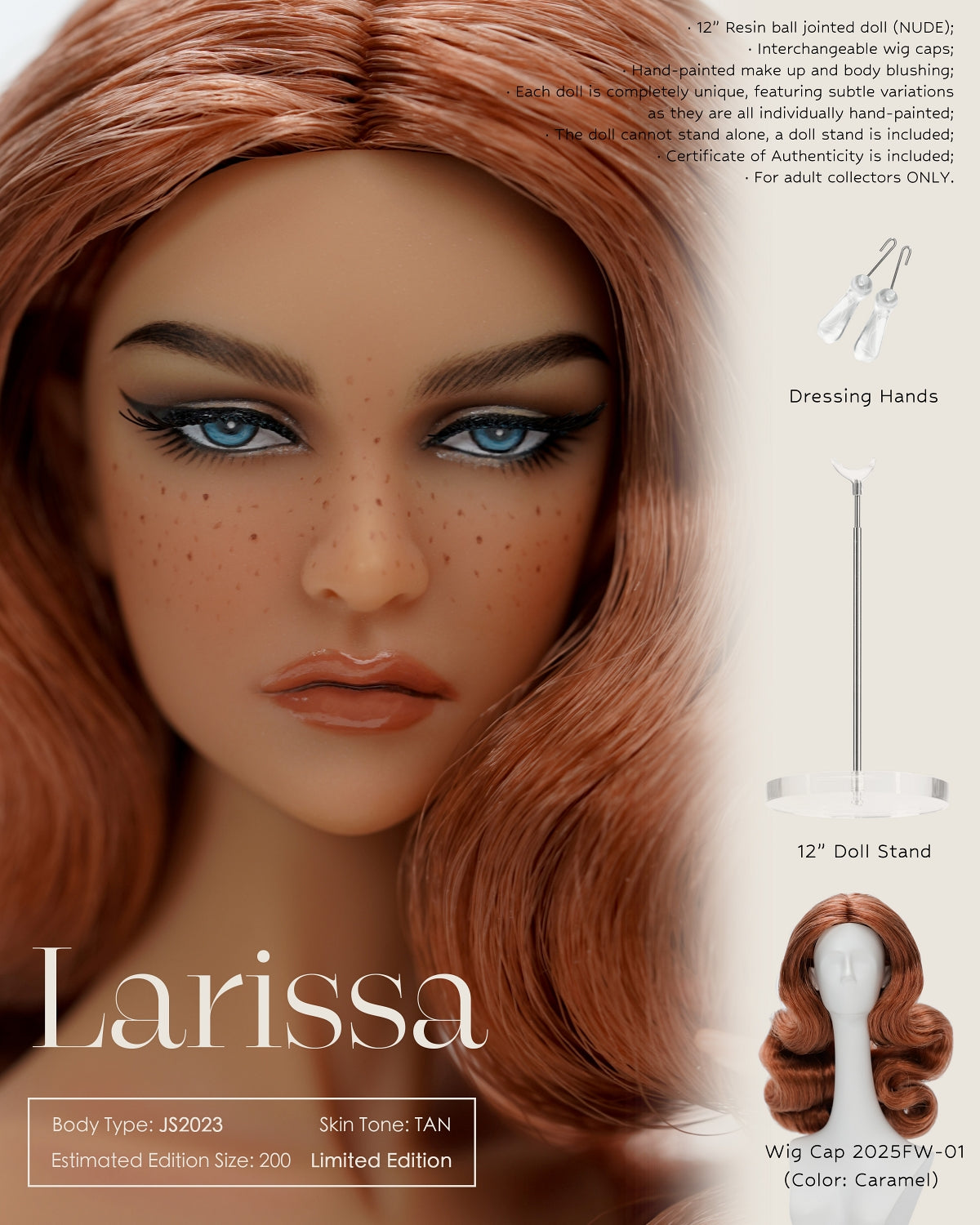 Wild at Heart Larissa (Nude) Basic Doll Pre-Order Spring 2026