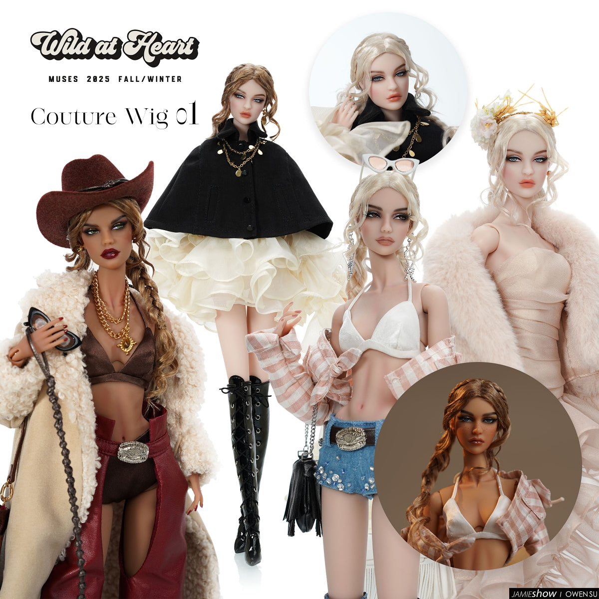 Wild at Heart Couture Mohair Wig #1  Pre-Order Spring 2026