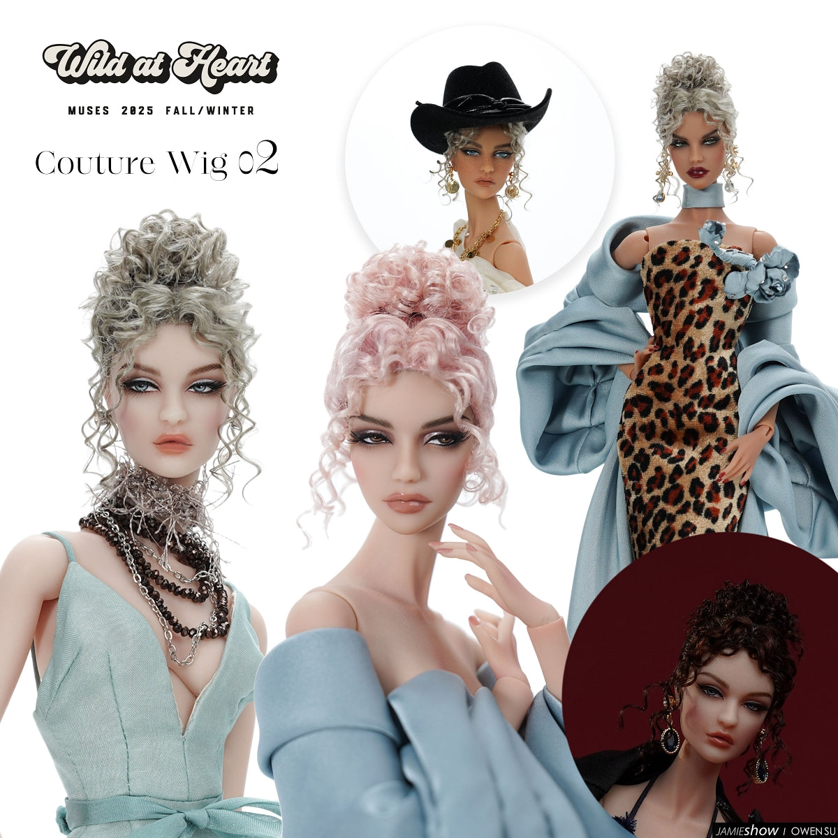 Wild at Heart Couture Mohair Wig #2  Pre-Order Spring 2026