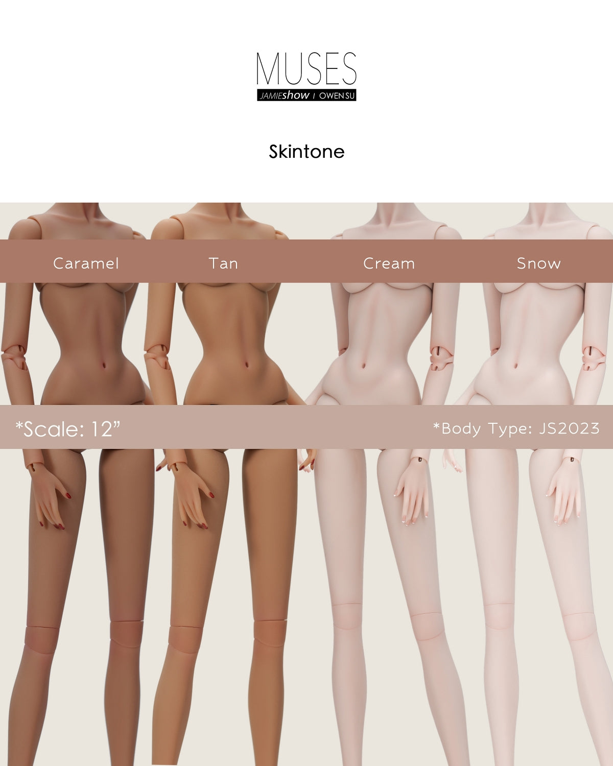 Wild at Heart Jasmine (Nude) Basic Doll Pre-Order Spring 2026