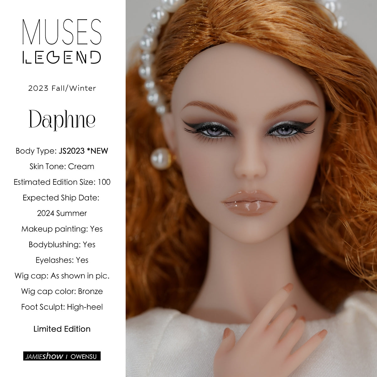 Muses Legend Collection  Daphne Basic Doll Pre-Order S/2024