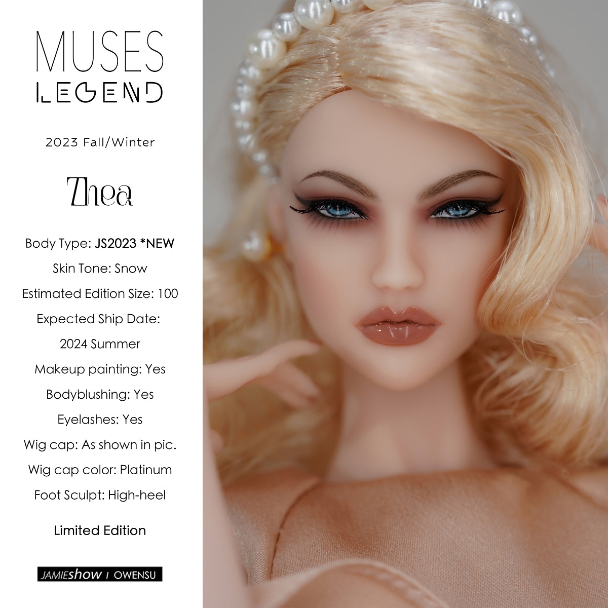 Muses Legend Collection  Thea Basic Doll Pre-Order S/2024