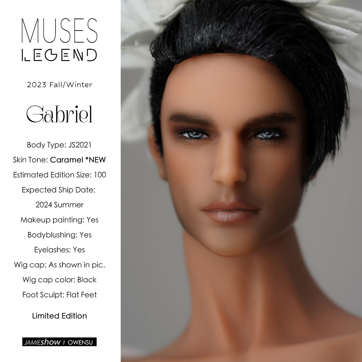 Muses Legend Collection  Gabriel Basic Doll Pre-Order S/2024