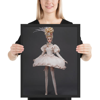 Framed photo paper poster