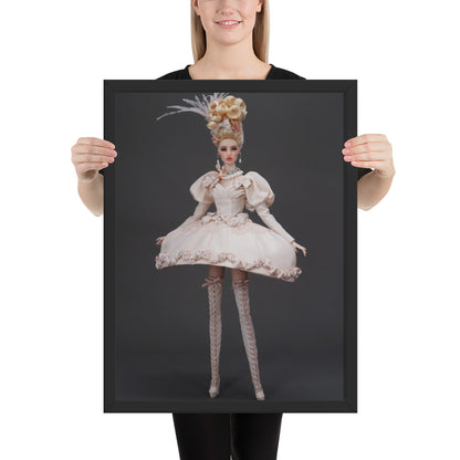 Framed photo paper poster