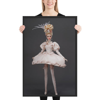 Framed photo paper poster