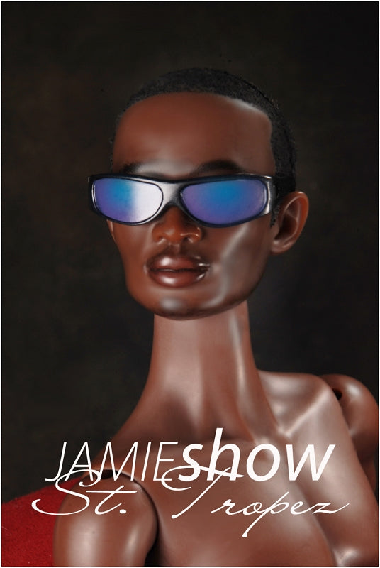 JAMIEshow St. Tropez Collection Gafas de sol azules para muñeca de 16" 
