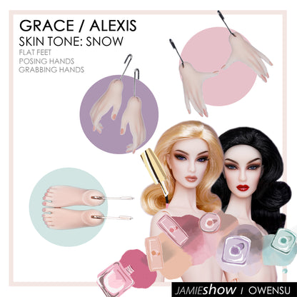 JAMIEshow Muses Juego de Manos Posando 