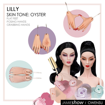 JAMIEshow Muses Juego de Manos Posando 