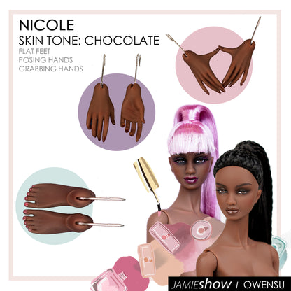 JAMIEshow Muses Juego de Manos Posando 