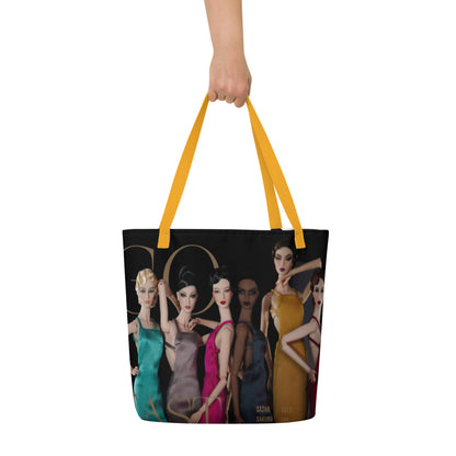 GO EAST Print Large Tote Bag