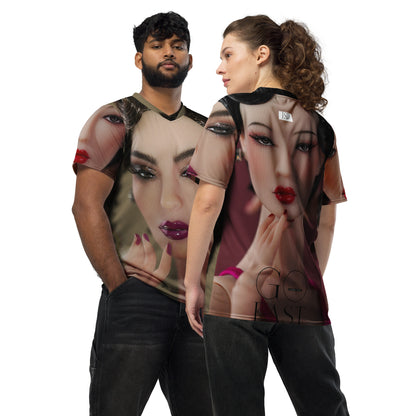 JAMIEshow Recycled unisex sports jersey