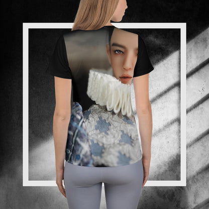 JAMIEshow Enchantment All-Over Print Women's Athletic T-shirt