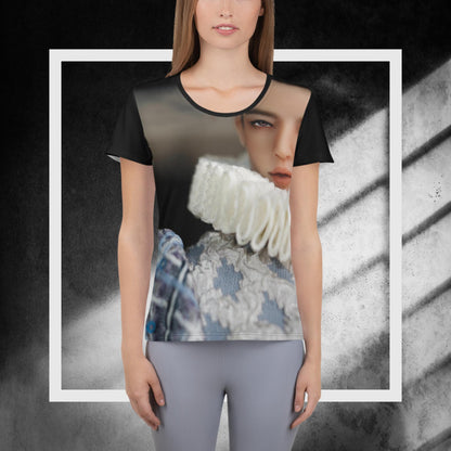 JAMIEshow Enchantment All-Over Print Women's Athletic T-shirt