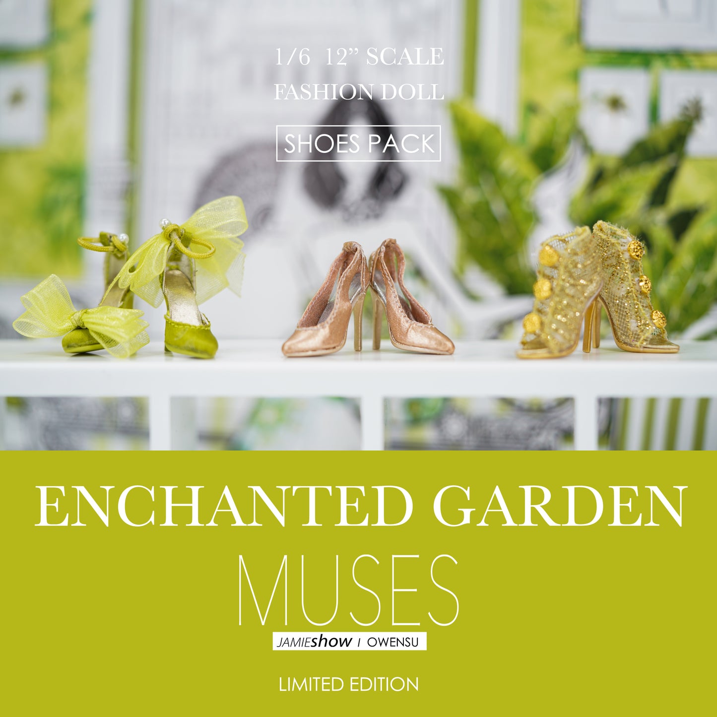 Muses Enchanted Collection Enchanted Garden Shoe Pack (Pré-commande printemps 2022)