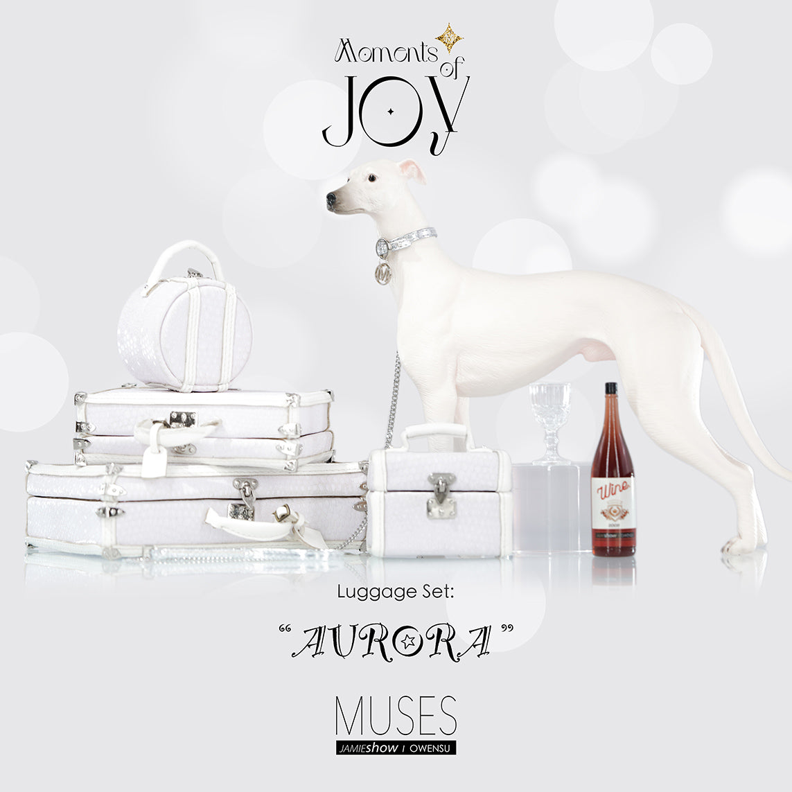 Muses Moments of Joy AURORA Luggage & Pet Set