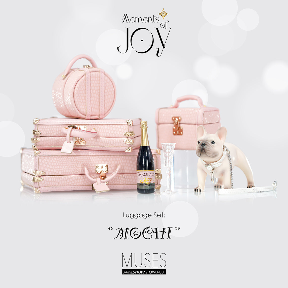 Muses Moments of Joy MOCHI Luggage & Pet Set