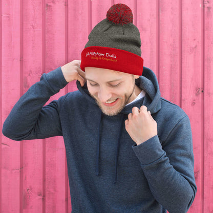 JAMIEshow Pom-Pom Beanie