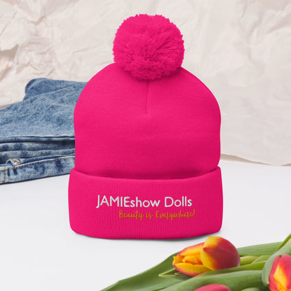 JAMIEshow Pom-Pom Beanie