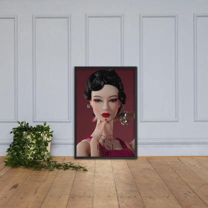 JAMIEshow Lan Framed photo paper poster
