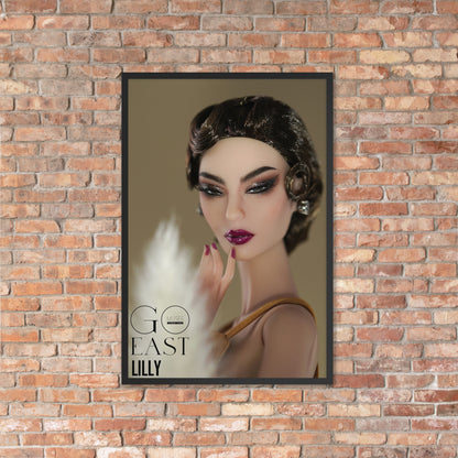 JAMIEshow Lilly Framed photo paper poster