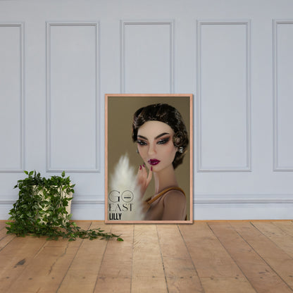 JAMIEshow Lilly Framed photo paper poster