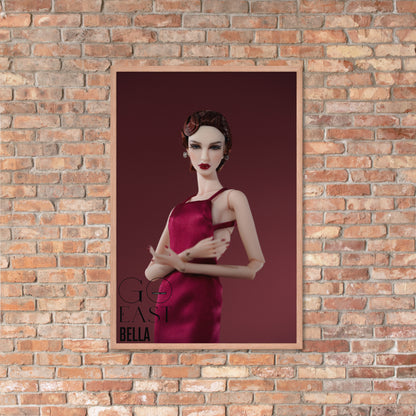 JAMIEshow Bella Framed photo paper poster