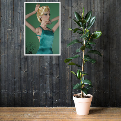 JAMIEshow Sasha Framed photo paper poster